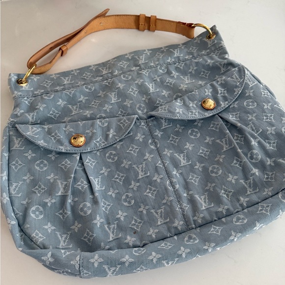 LOUIS VUITTON Monogram Denim Daily GM ~ RARE - Picture 3 of 16